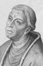Απεικονίσεις των Νικόλαου Κουζάνου, Giordano Bruno και Pierre Gassendi.