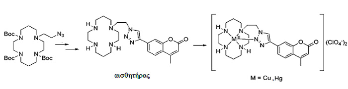 Σύνθεση αισθητήρων για τη δέσμευση Cu(II), Hg(II).